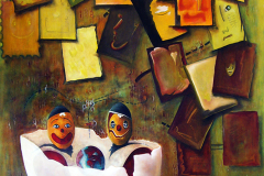 BENDEKİ YARIM / Tuval Üzerine Akrilik +Yağlıboya, 120x100cm, 2014