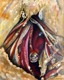 ÇİNGENE ATI / Tuval Üzeri Akrilik + Yağlıboya, 50x40cm, 2013