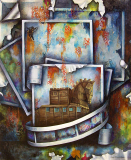 TRUVA / Tuval Üzeri Akrilik + Yağlıboya, 120x100cm, 2014