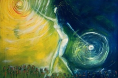 BANADA IŞIK VER / Tuval Üzeri  Yağlıboya, 50x70cm, 2004
