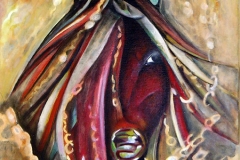 ÇİNGENE ATI / Tuval Üzeri Akrilik + Yağlıboya, 50x40cm, 2013