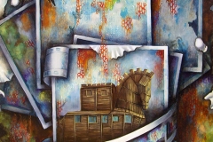 TRUVA / Tuval Üzeri Akrilik + Yağlıboya, 120x100cm, 2014