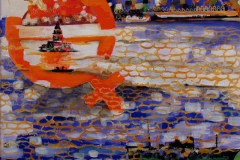 KIZ KULESİ / Tuval Üzerine Akrilik, 40x40cm, 2012