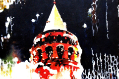 GALATA KULESİ / Tuval Üzerine Akrilik, 40x40cm, 2012