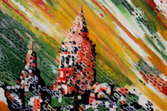 GALATA KULESİ / Tuval Üzerine Akrilik, 60x60cm, 2012