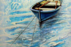 SANDAL / Tuval Üzerine Akrilik + Yağlıboya, 100x80cm, 2013