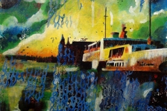 VAPUR  / Tuval Üzerine Akrilik, 40x40cm, 2012
