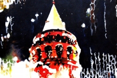 GALATA KULESİ / Tuval Üzerine Akrilik, 40x40cm, 2012