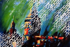 GALATA KULESİ / Tuval Üzerine Akrilik, 40x40cm, 2012