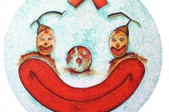 GÜLÜMSEYEN YÜZLER / Tuval Üzerine Akrilik , 2010