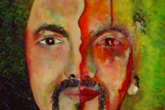 OTOPORTRE/ Tuval Üzerine Akrilik ,30X20cm 2011