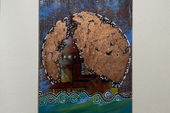 KIZ KULESİ  05 / Kağıt Üzerine Akrilik , 17,5 x 12cm, 2013