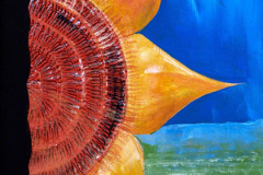 AY ÇİÇEĞİ Tuval Üzerine Akrilik, 30x20cm, 2006