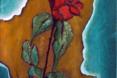 AŞK ZİNCİRİ / Tuval Üzerine Akrilik+ Dantel, 2009